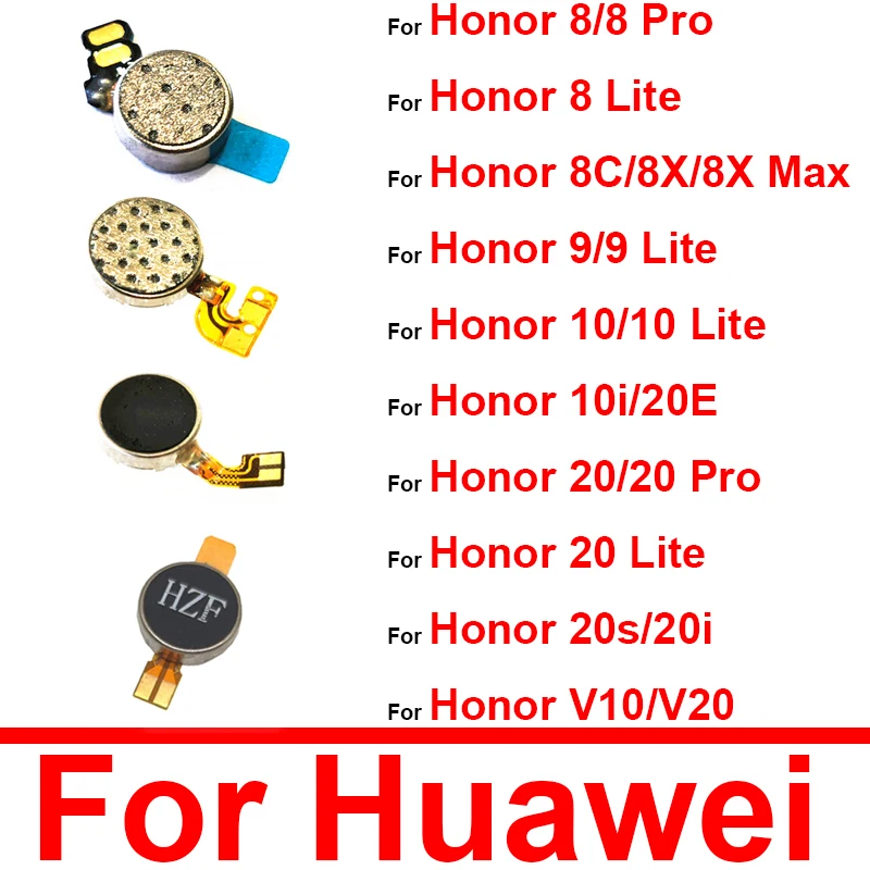 Moto Vibrator Module Flex Cable For Huawei Honor View V10 V20 20S 20i 10i 20 10 9 8 Pro Lite 8X Max Vibration Ribbon Parts