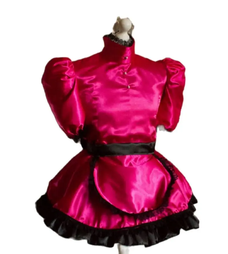 

French Sexy Sissy Gothic New Hot Selling Rose Maid Costume Customization