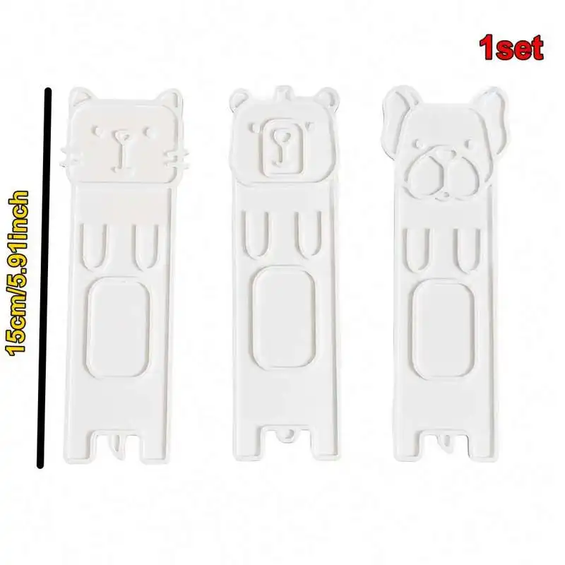 Animal Theme DIY Coloring Bookmark Blank Painting Sheet For Handmade Art Craft School Handcraft Project