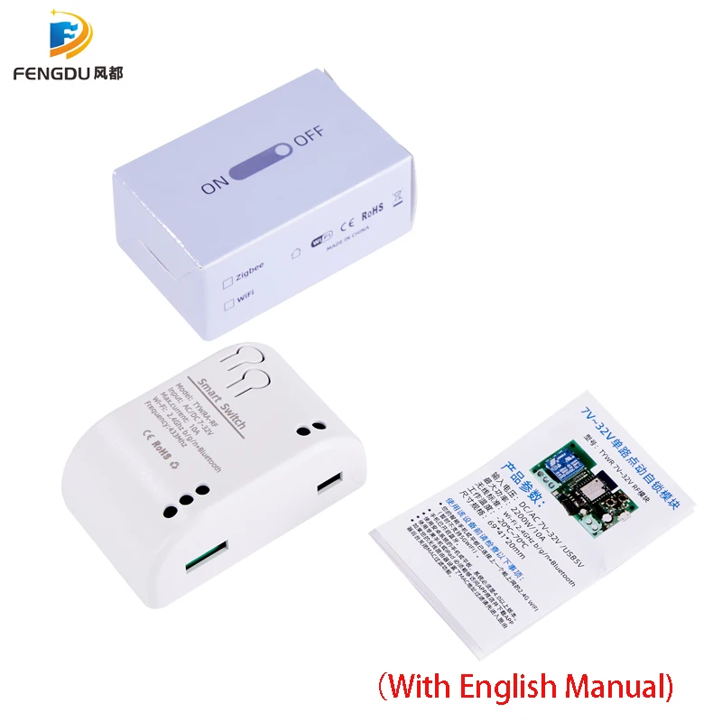 Alexa Smart Switch Tuya Smart Home 2CH Wifi Switch 220V 7-32V 85-250V USB 5V 10A Wireless Relay Module