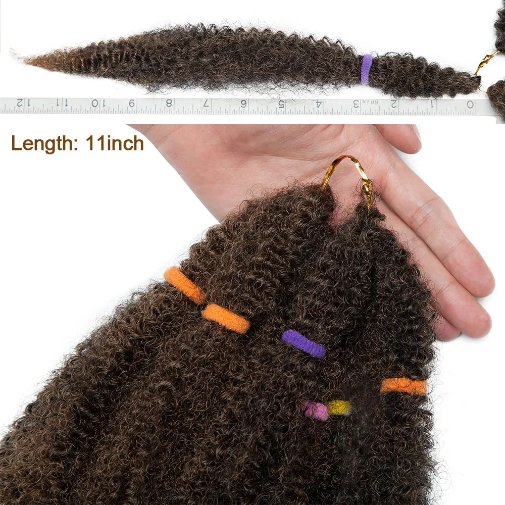 Afro Kinky Hair Pre Stretched Afro Kinky Twist Hair Braiding Hair Kinky Twist Crochet Braids Synthetic Hair Extensions For Women