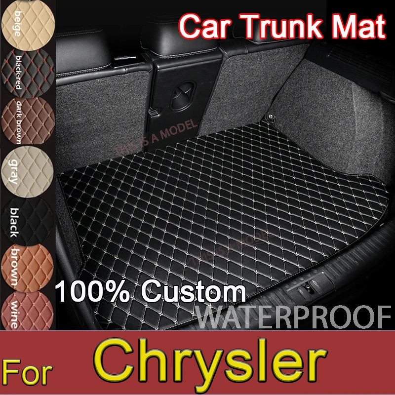 Custom Car Trunk Mats for Chrysler 300C Grand Voager Sebring Car Accessories Auto Goods interior details