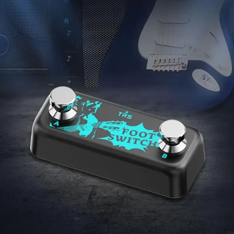 PXPF Guitar Effects Pedal Switcher Foot Guitar Pedal Double Foot Guitar Effects Pedal Footswitch for Guitar Effect