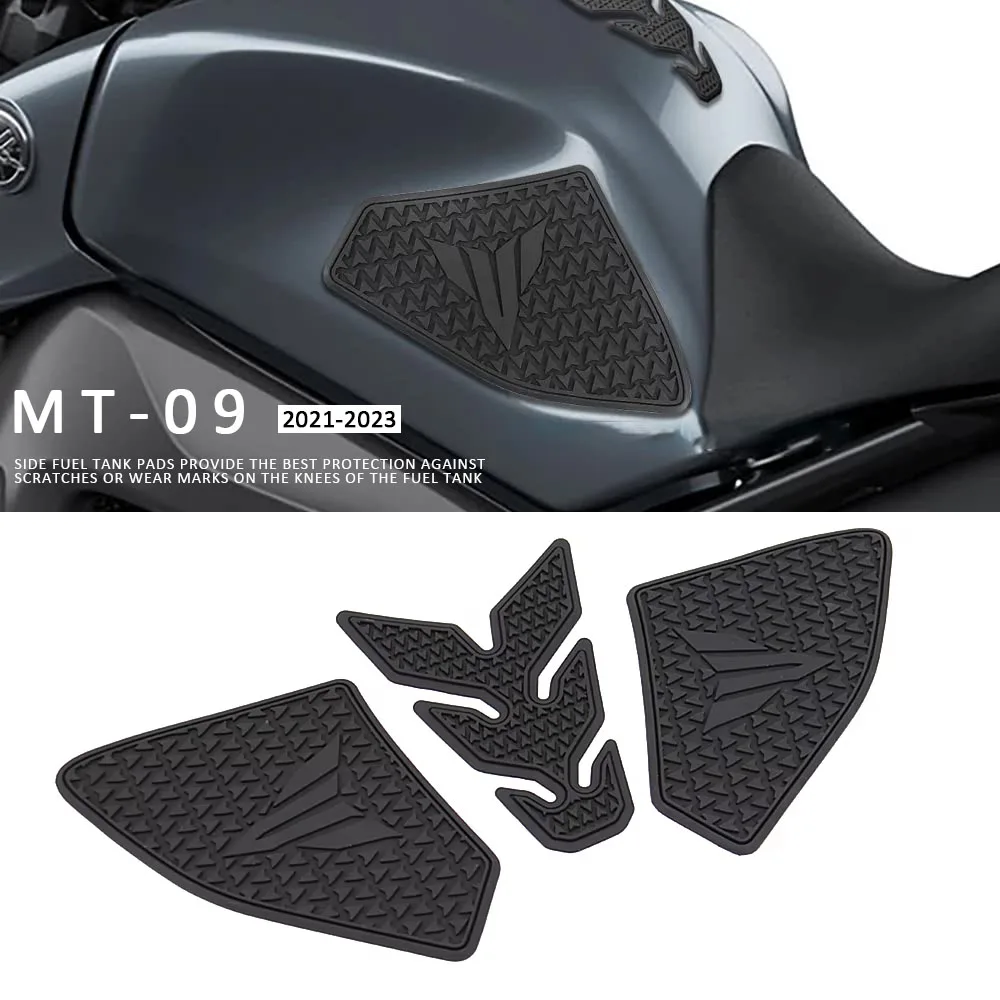 

Motorcycle Accessories Non-slip Side Fuel Tank Pad Stickers Waterproof Rubber Sticker Fit FOR YAMAHA MT-09 MT09 2021