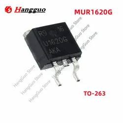 5PCS/Lot Original MUR1620G U1620 U1620G TO-263 16A 200V Automotive Fast Recovery Diode