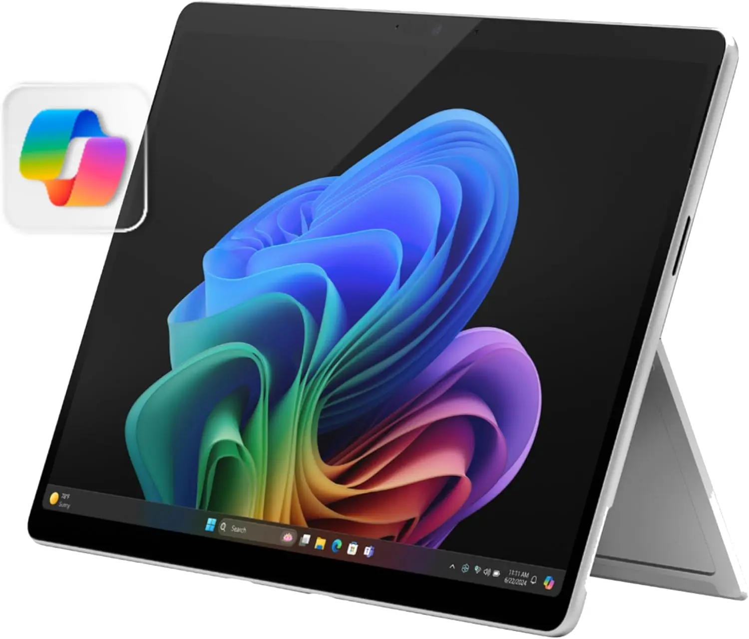 

ПК с Windows 11 Copilot+, 13-дюймовый сенсорный OLED-дисплей, Snapdragon X Elite (12 ядер), 32 ГБ ОЗУ, 1 ТБ памяти, цвет Platinum