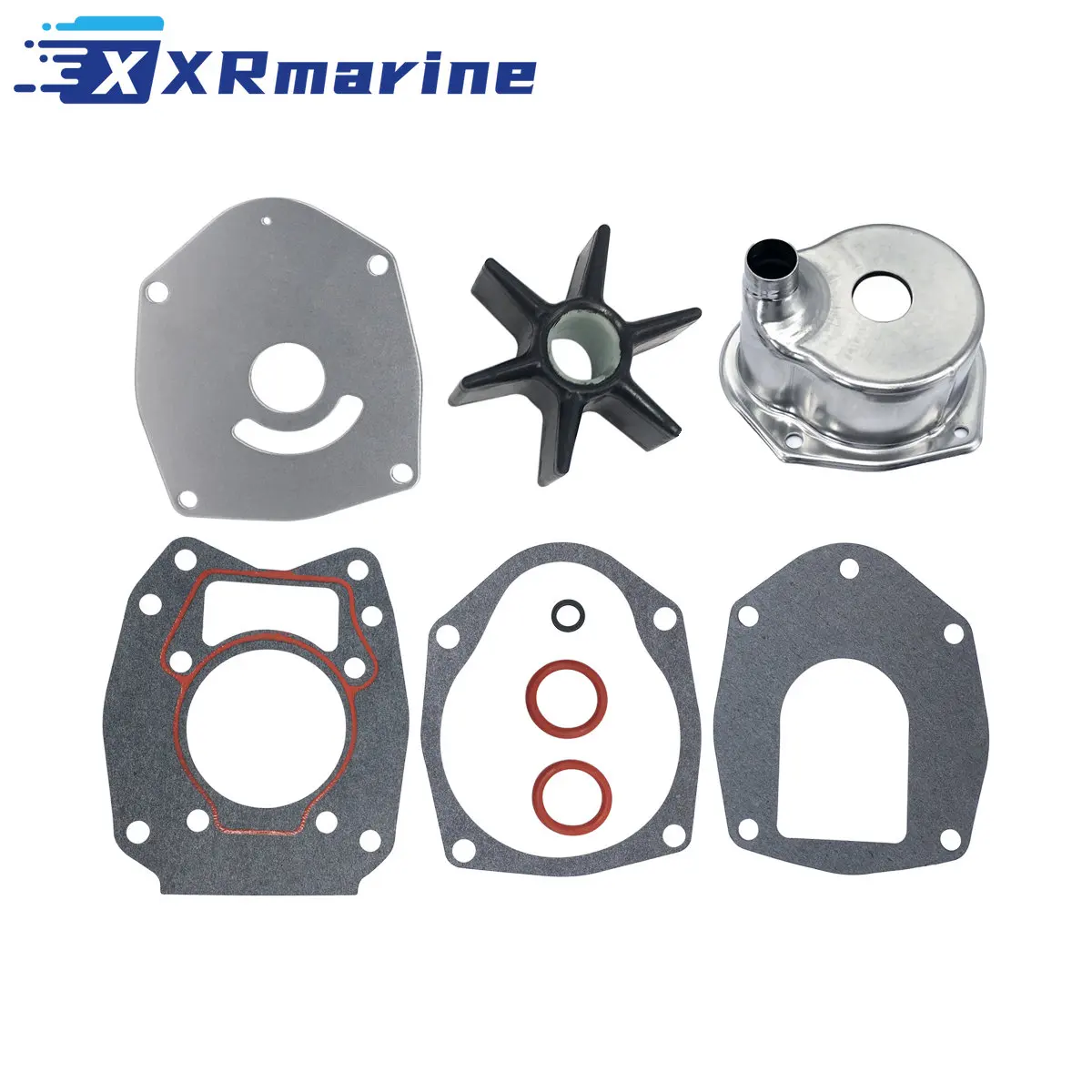 

47-43026Q06 Water Pump Impeller Repair Kit with housing fit Mercury Mariner Outboard 40 50 60 70 80 90 100 115 HP ​47-8M0100526