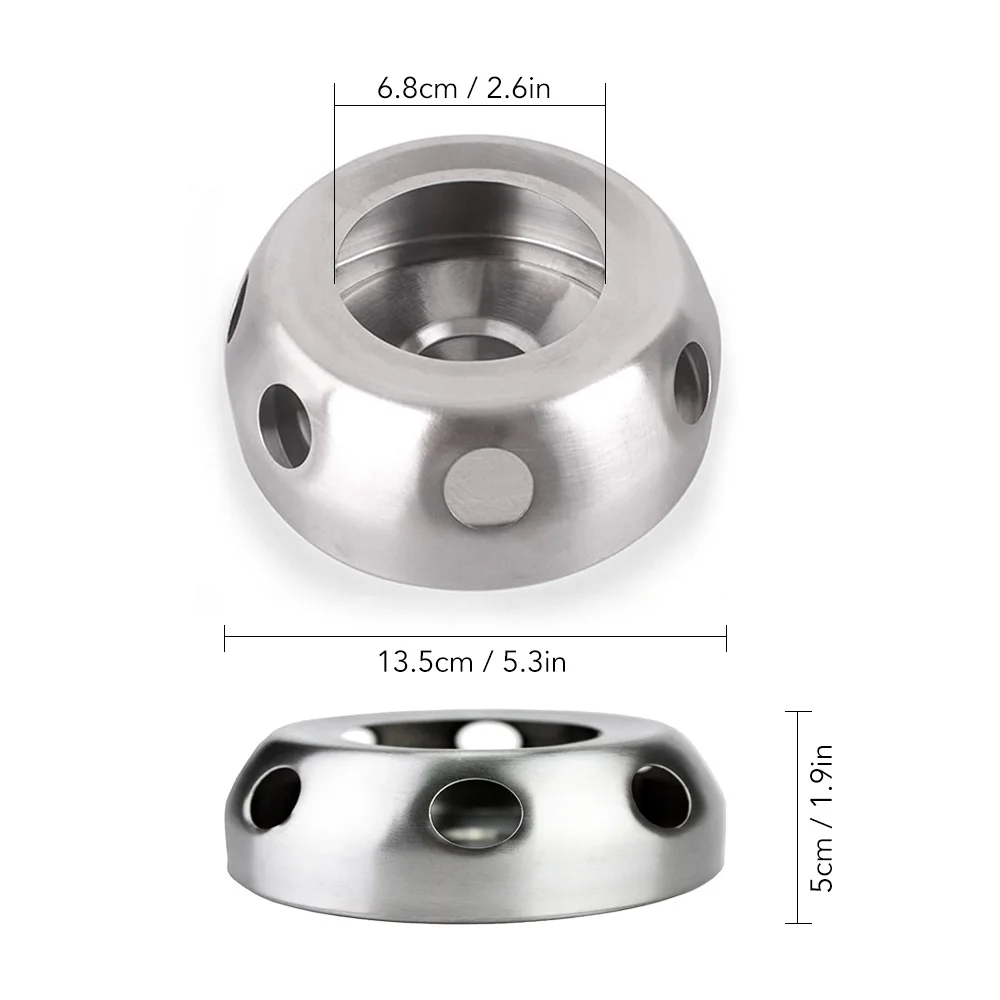 Mini hornillo portátil de alcohol sólido para camping y mochilero