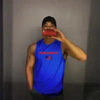 New Summer Mesh Fitness Clothing Casual Fashion Workout Gym Tank Top Men Sports Keep Fit Singlets Sleeveless Quick Dry Vest