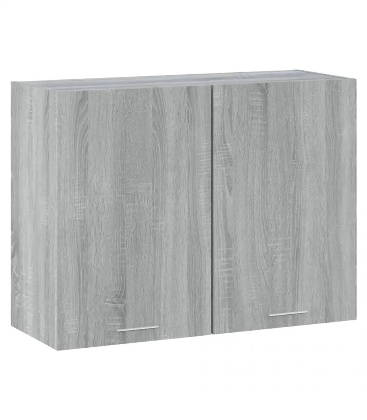 Kitchen cabinets hanging cabinet plywood gray Sonoma 80x31x60 cm