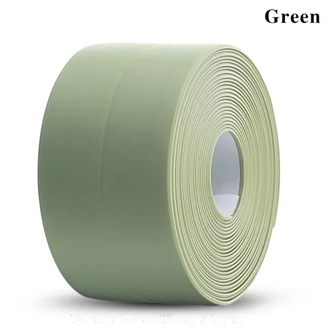 Wasserdichtes Dichtungsband PVC Selbstklebend für Badezimmer Wandkleber Aufkleber Küchenspüle Fugendichtung Schimmelresistentes Abdeckband