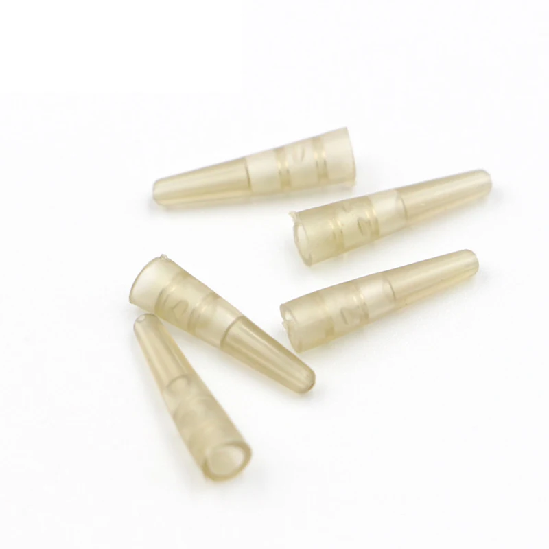 50PCS Gummi Schnell Ändern Haken Hülse Schlauch 17MM/20MM Anschlüsse für Angeln Karpfen Anti-Tangle ärmeln für Haar Ronnie Rigs – Detail 7