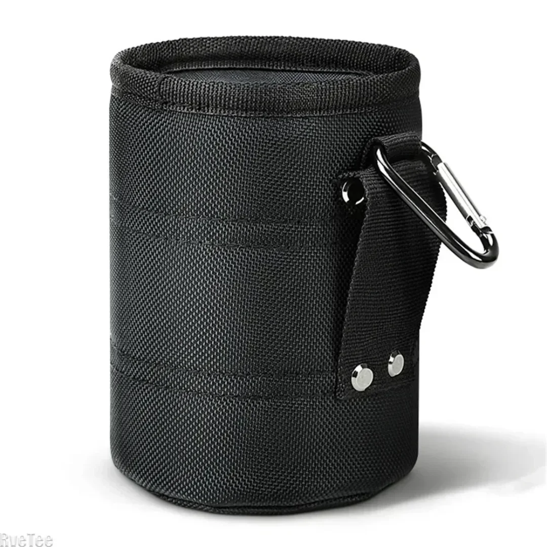 Carpenter Electrician Waist Nail Parts Organizer Bucket Buckle Cylindrical Nail Screw Nail Organizer Bag Screwable Tool Bag
