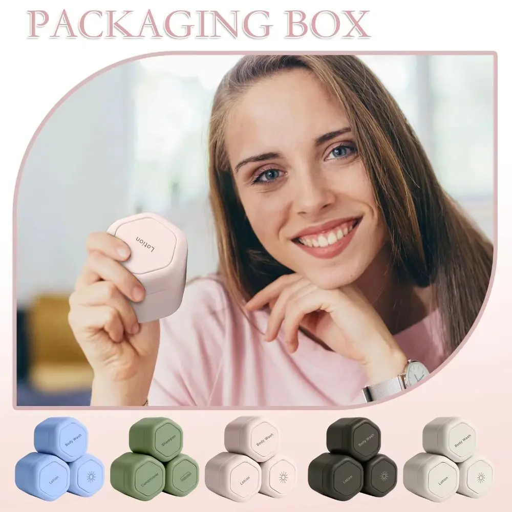 

3Pcs Empty Sample Jars Travel Containers Leak Proof Refillable Cosmetic Containers Cases with Lids Makeup Accessories