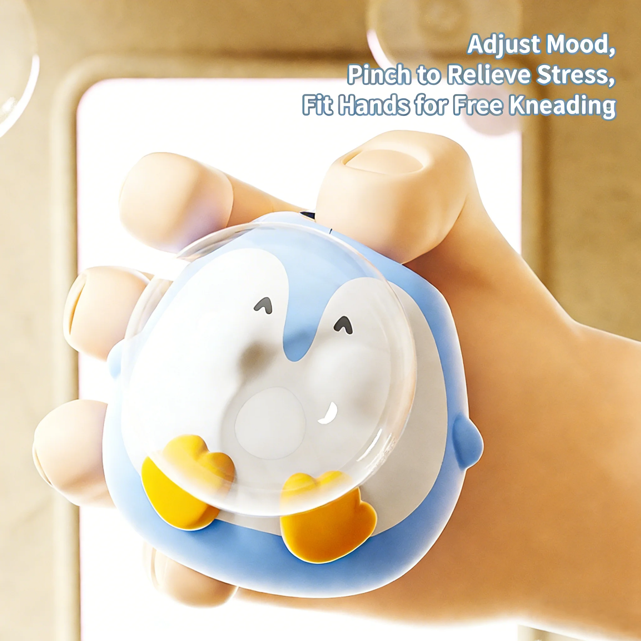 Jouets spongieux pingouin et grenouille mignons – Fidgets d'animaux à bulles, parfaits pour les ventes de stand, excellent cadeau pour les enfants