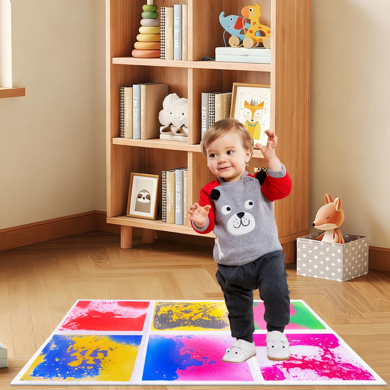 Коврик для сенсорной комнаты для детей, сенсорная комната