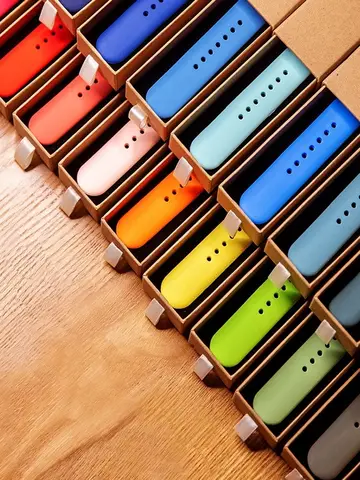 Silicone Band For Apple Watch series 10 46mm 42mm strap 44mm 45mm 40mm 41mm sport bracelet iwatch 8 7 6 5 4 3 SE 9 Ultra 2 49mm