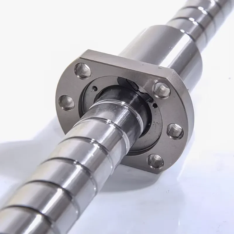High Rigidity Ball Screw C5/C3 Ground Ball Screw with Nut for CNC Machine Diameter 12-50mm DFDCR3212/3216