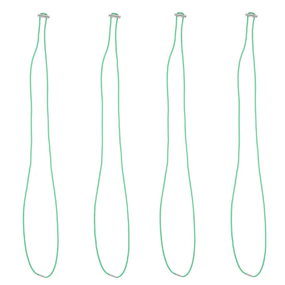 

4 Pcs Trash Can Bands Elastic Rope Strap Adjustable Bungee Cords Bag Fixing Garbage Shopping