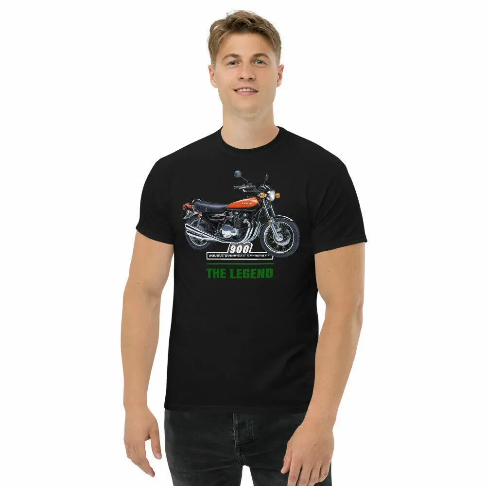 Z900 Z1 1973 LEGEND  MOTORCYCLE T SHIRT Inspired by Kawasaki, Anime Retro Horror Pattern Y2K Summer