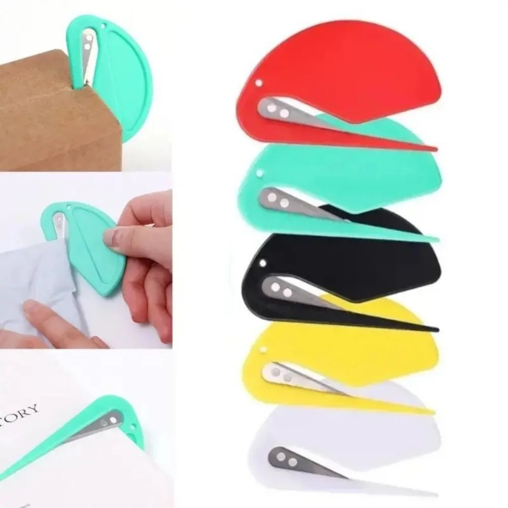 Safe Letter Opener with Razor Blade – Envelope Slitter & Box Cutter for Home & Office