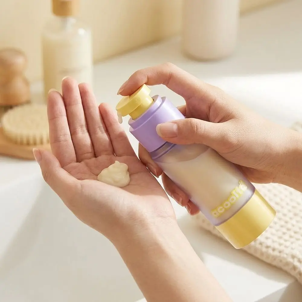 Nuevas botellas dispensadoras de vacío para viaje de 30ml/80ml, portátiles, rellenables, para cuidado de la piel y cosméticos, tipo bomba, botellas vacías.
