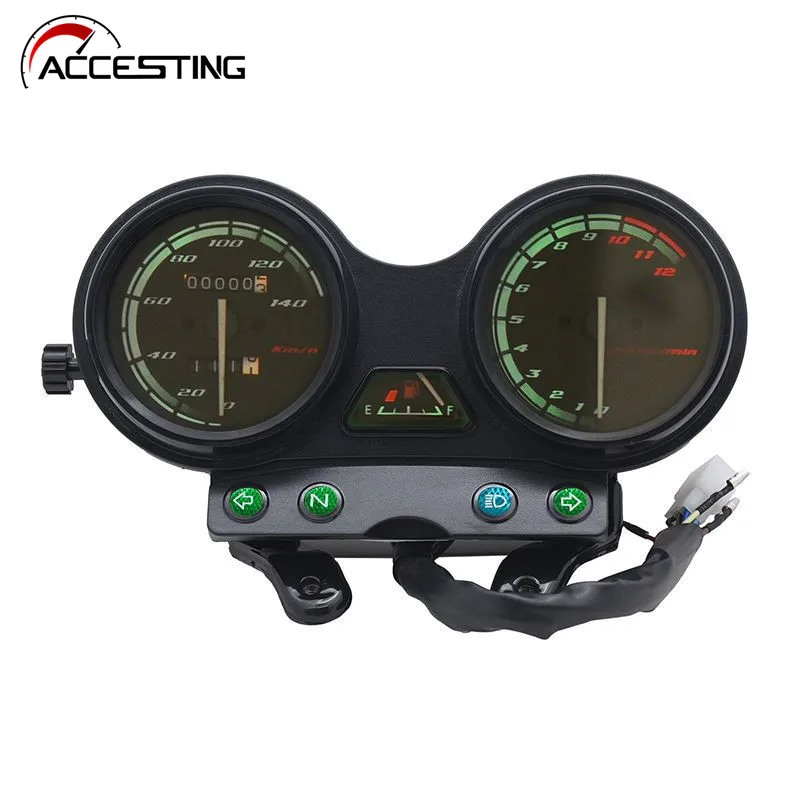 New Motorcycle Speedometer Tachometer Meter Gauge For YAMAHA YBR 125 2005-2009 Euro II Version 