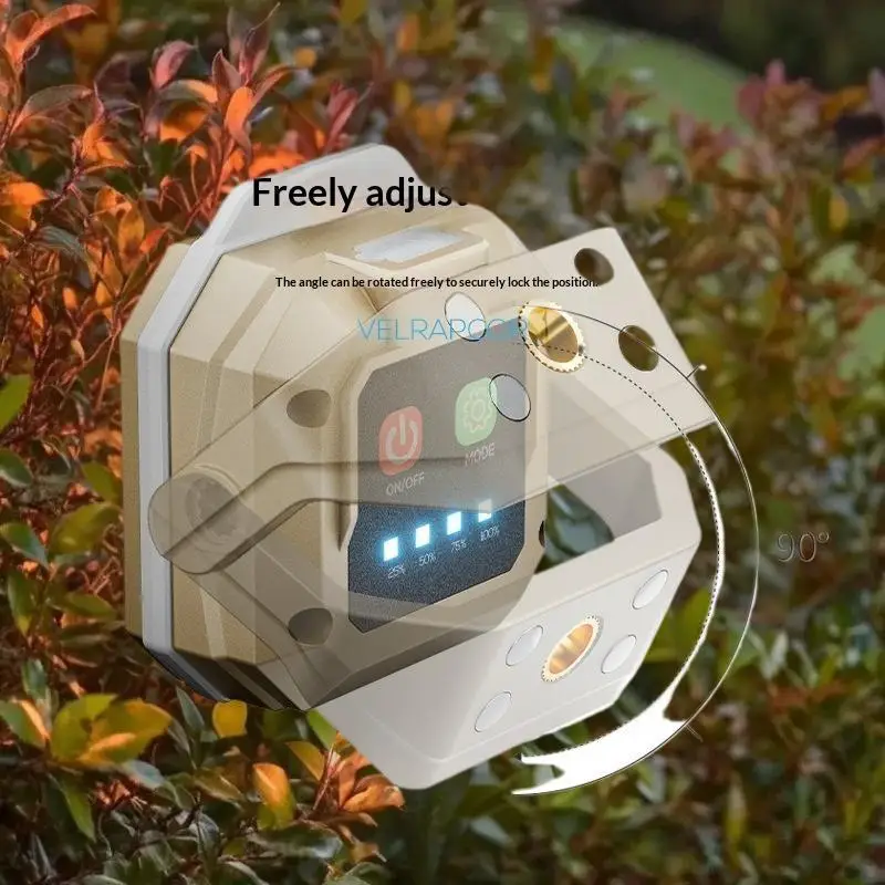 Luz de trabajo LED recargable magnética - Impermeable con 360 °   Gancho giratorio para reparación, emergencias y talleres de automóviles