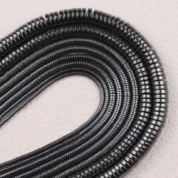 BTFBES Round Spacer Beads Black Hematite Loose Bead Natural Stone for Jewelry Making 2/4/6/8mm DIY Bracelets Necklace 180pcs/lot