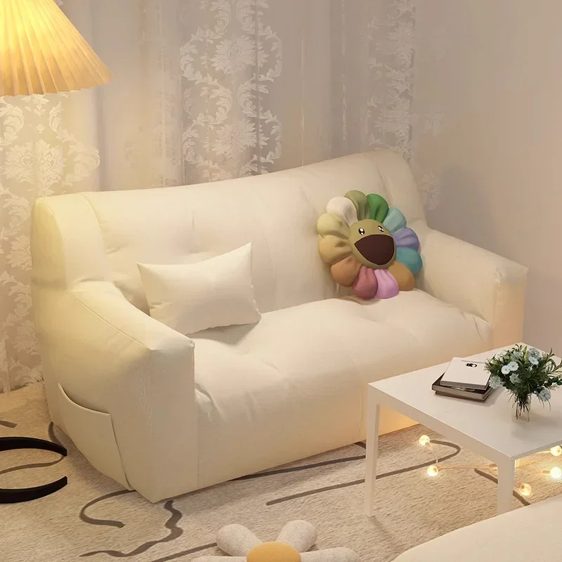 Household GoodsLazy Sofa Single Double Tatami Reclining Sleeping Small Apartment Recliner Rental House Nest Sofa
