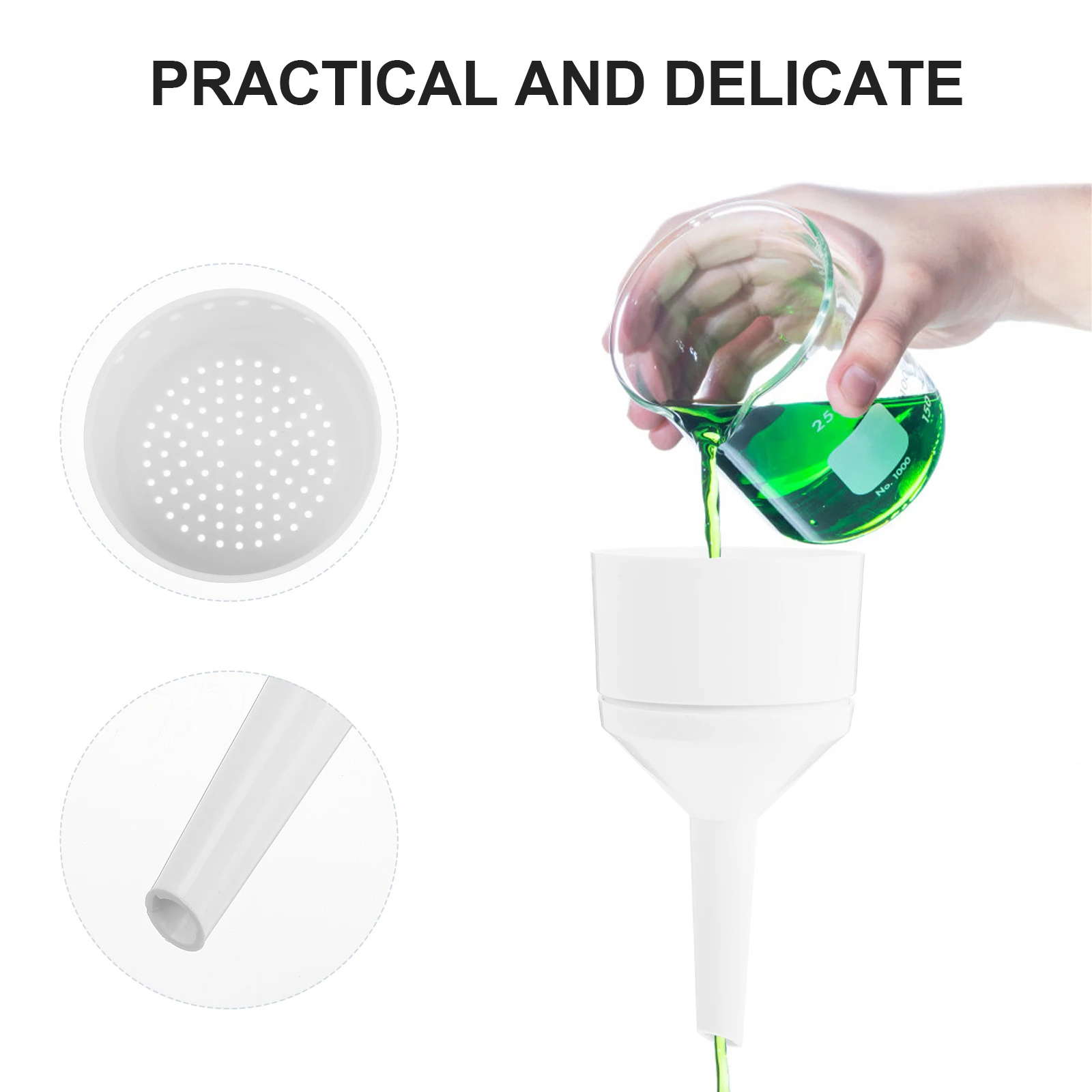 

Buchner Funnel Plastic High Grade Acid Alkali Resistant Laboratory Filter Paper Suction Vacuum Filtration Chemistry Experiment