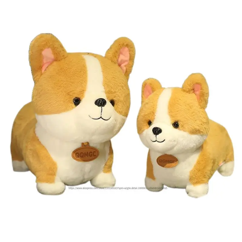 25-55cm Kawaii Corgi Dog Pillow Sexy Butt Stuffed Animal Soft Puppy Dolls Home Decro Appease Toys for Kids Girls Birthday Gift