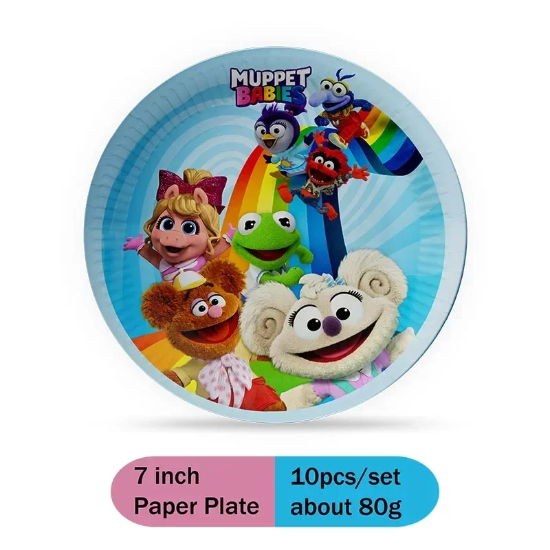 MUPPET BABIES Graduation Season Theme Party Decorate Happy Birthday Banner Balloon Spiral Hanging Cake Toppers for Anniversary