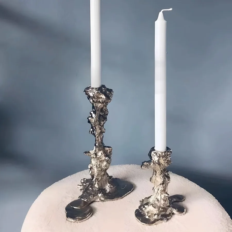 Stick Candle Holder Birthday Metal Tealight Stand Candle Holder Unique Wedding Decor Table European Romantic Bougeoir Room Decor