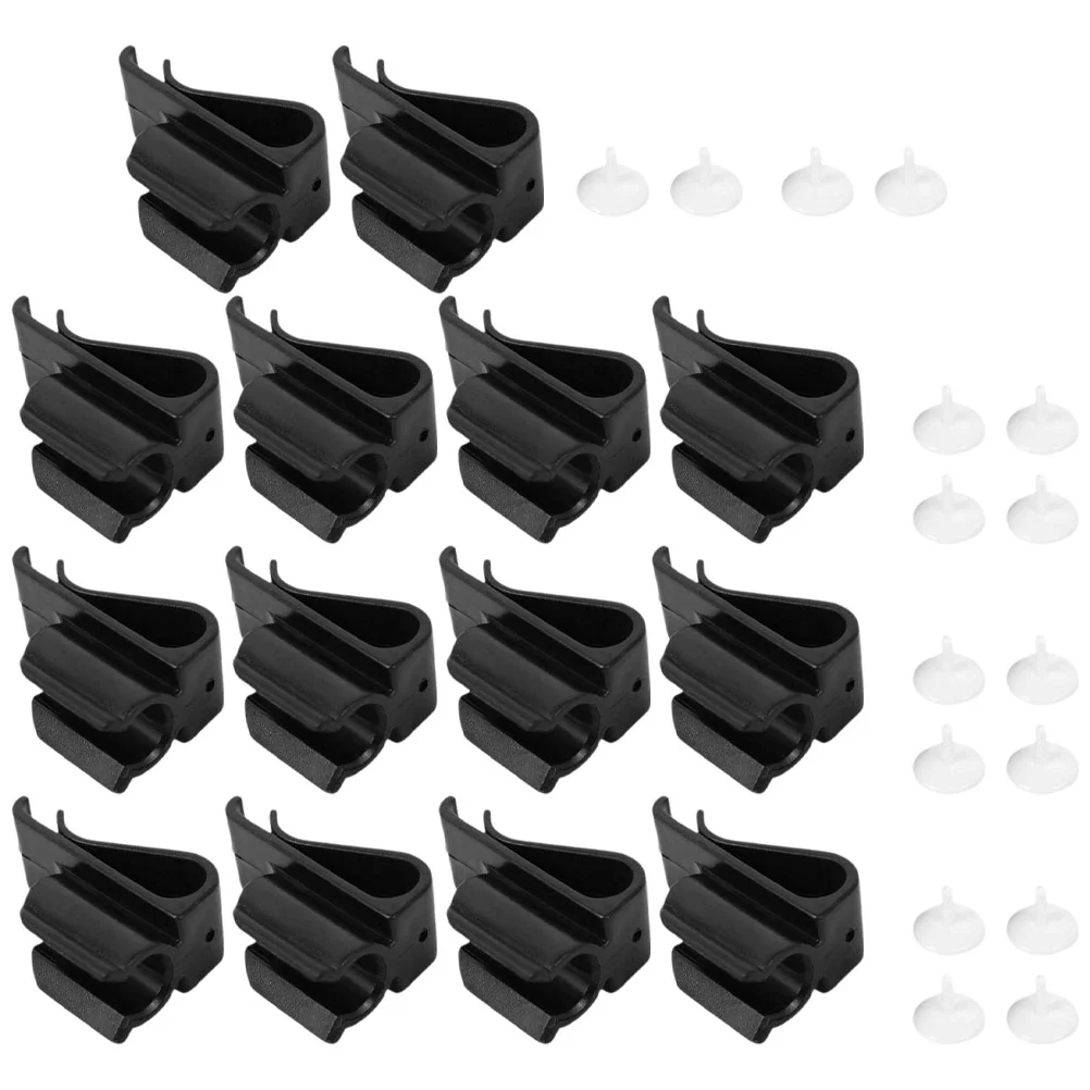 14 Pcs Putter Golf Accessories Stand Bag Clip on Clamp Abs Club Organizer Clips Holder for