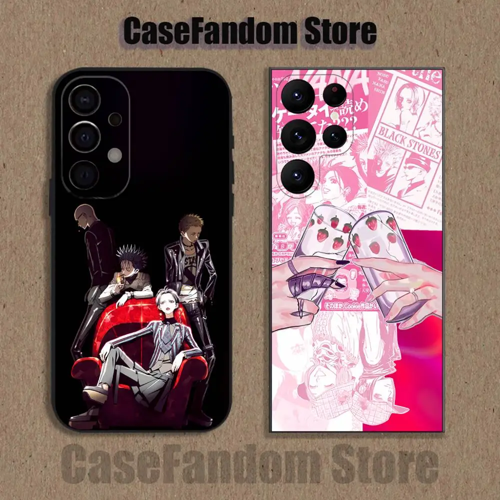 

Anime N-Nana Phone Case For Samsung S26,S25,S24,S21,S22,S23,S30,Ultra,S20,Plus,Fe,Lite,5G Black Cover