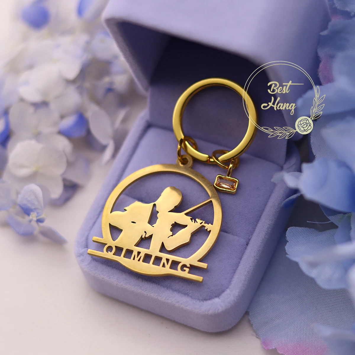 Custom Name Birthstone Pendant - Musical Instrument And Name のレビューと価格