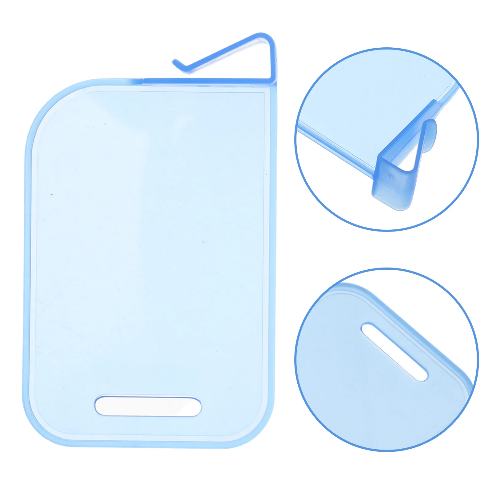 10 قطع من مشابك فواصل البطاقات القابلة للتعديل، حاجز بلاستيكي أزرق قابل لإعادة الاستخدام لتنظيم صندوق بطاقات التداول، حل تخزين مدمج