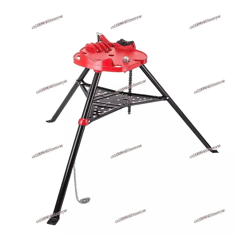 

Heavy Duty Pipe Bracket with Foot Chain Wrench Vise Tool Adjustable Bracket Pipe