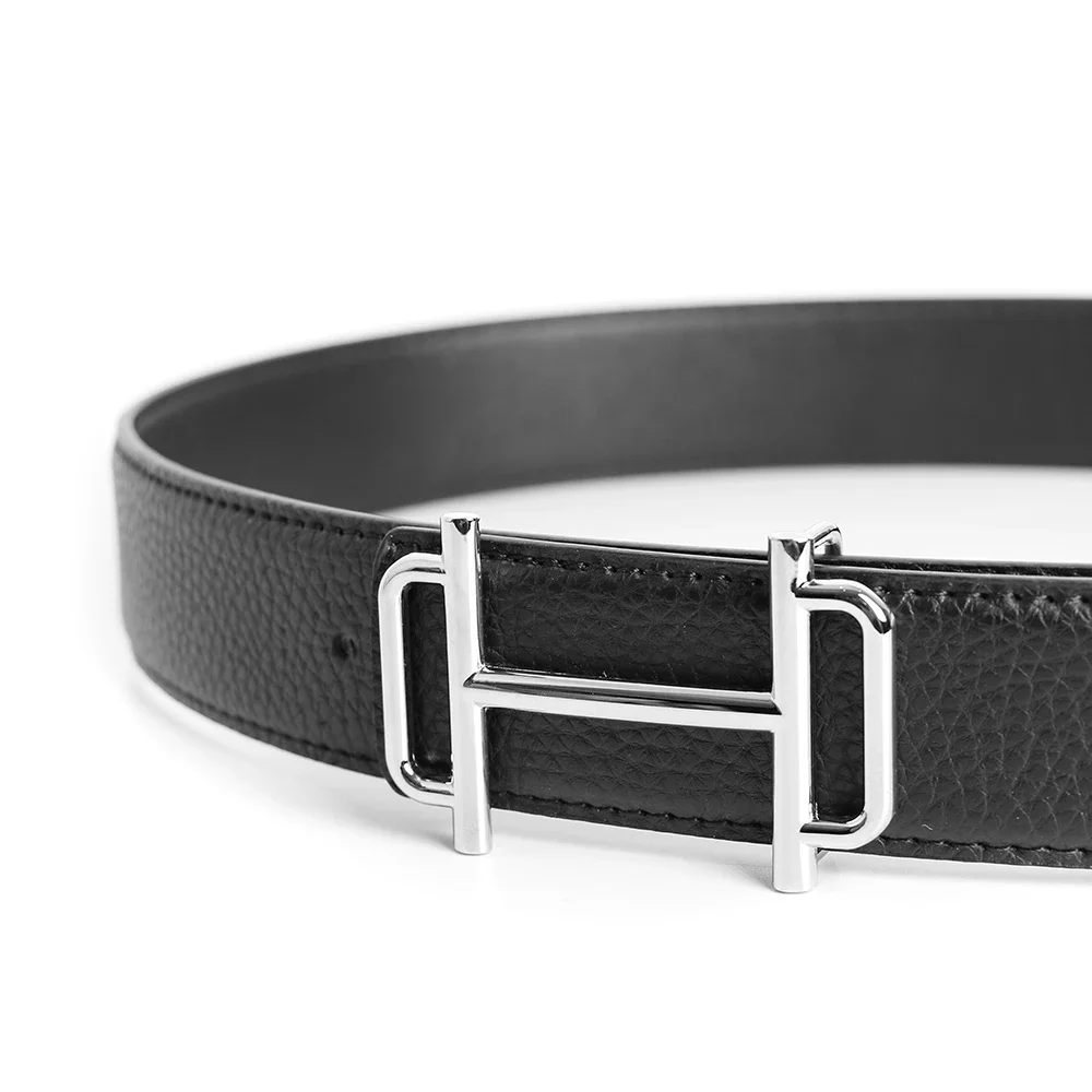 2024 Luxury Designer Pin T Buckle Belt Men High Quality Women Genuine Real Leather Dress Strap for Jeans Waistband Western Goth