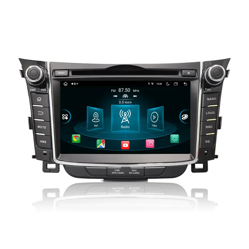 

7" 2 Din MT8667 Android 13 Car Radio 8+256G 8 Core For Hyundai I30 2011-2014 DVD Audio Navigation Multimedia Carplay Stereo DSP