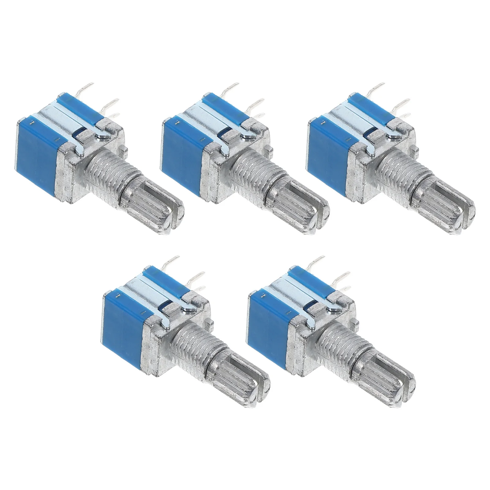 

5Pcs Multi-Position Rotary Switch Metal Encoder Precise Control Miniature Digital Potentiometer Replacement Metal Encoder Part