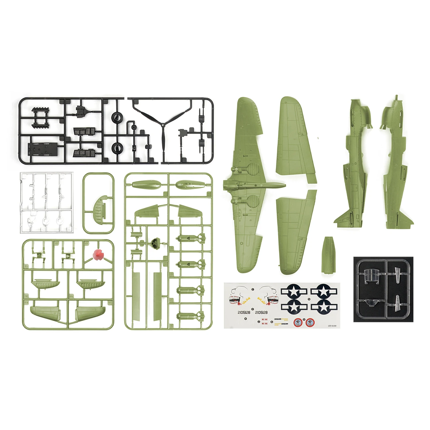 1/48 WWII US Air Force P-40 Military Fighter Model F4U Corsair P51 Hurricane BF109 Assemble Model Airplane DIY Puzzle Toy Gift
