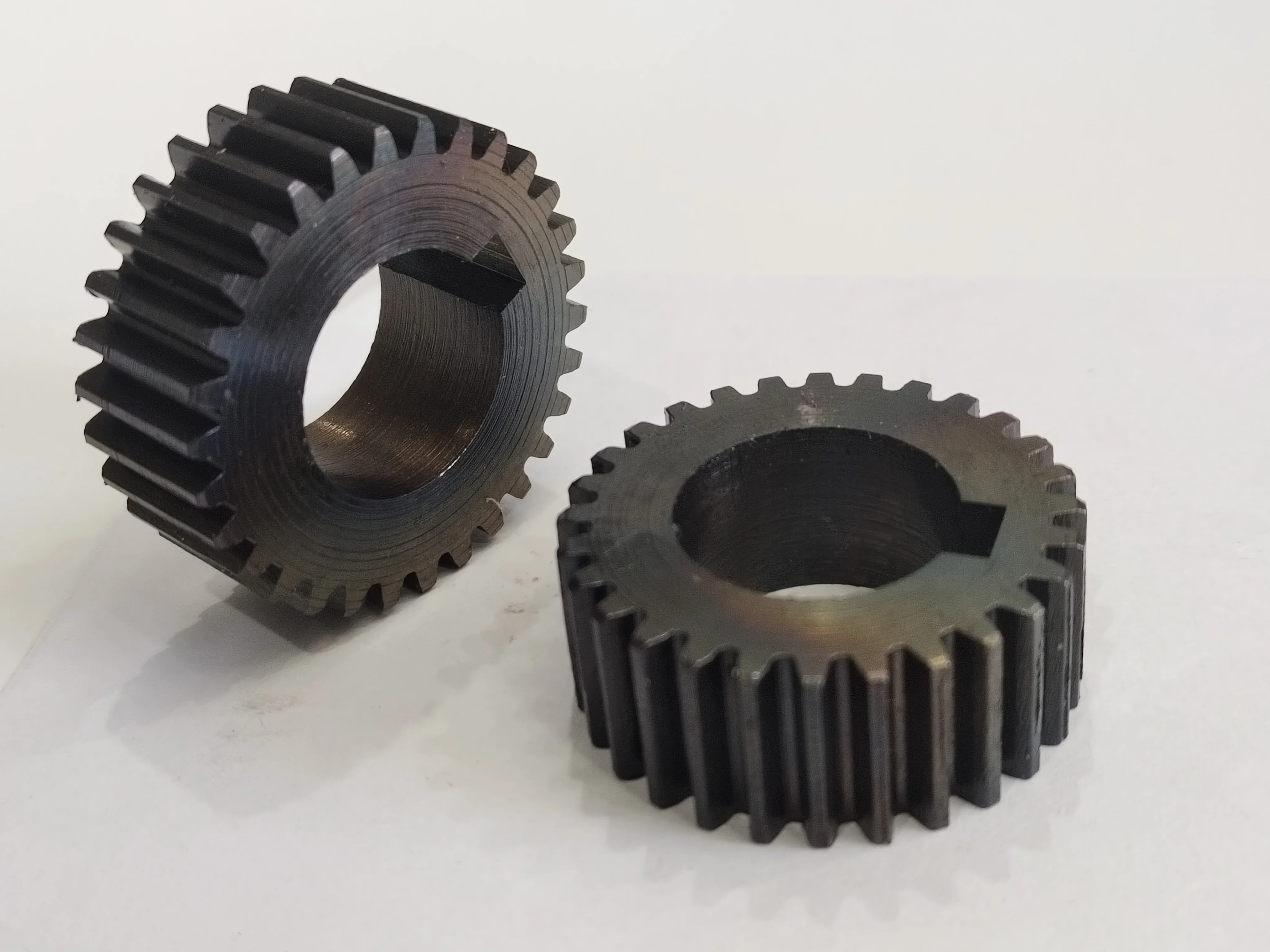 Imagem -02 - Plano 45 Aço 1.25 Mod 50 Dentes Pin Metal de Carbono Duro Spur Gear Padrão 1.25 Mod 50 Dentes 51 52 53 54 55 56 57 58 59 a 65