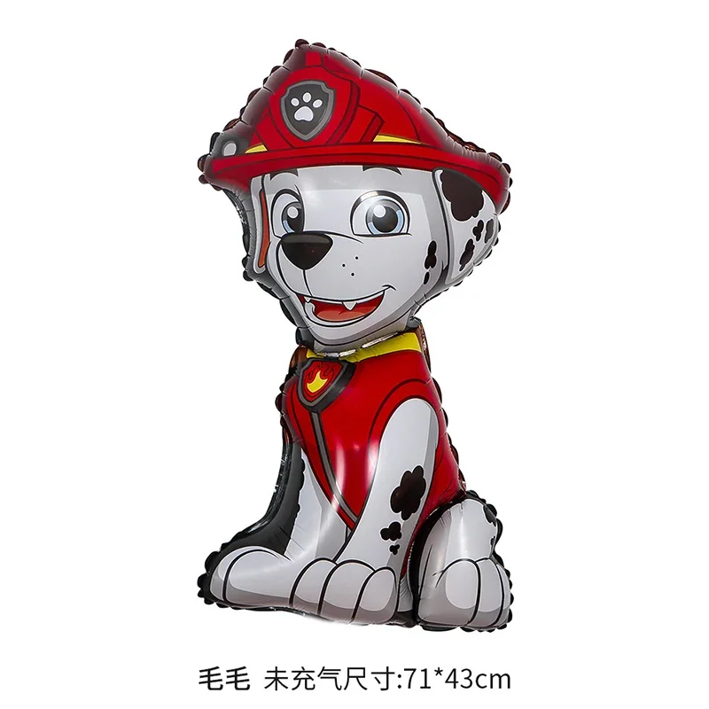8pcs PAW Patrol Birthday Balloon Set New Cartoon Chase Marshall Skye Foil Ball Decoration Supplies for Children Party view 5