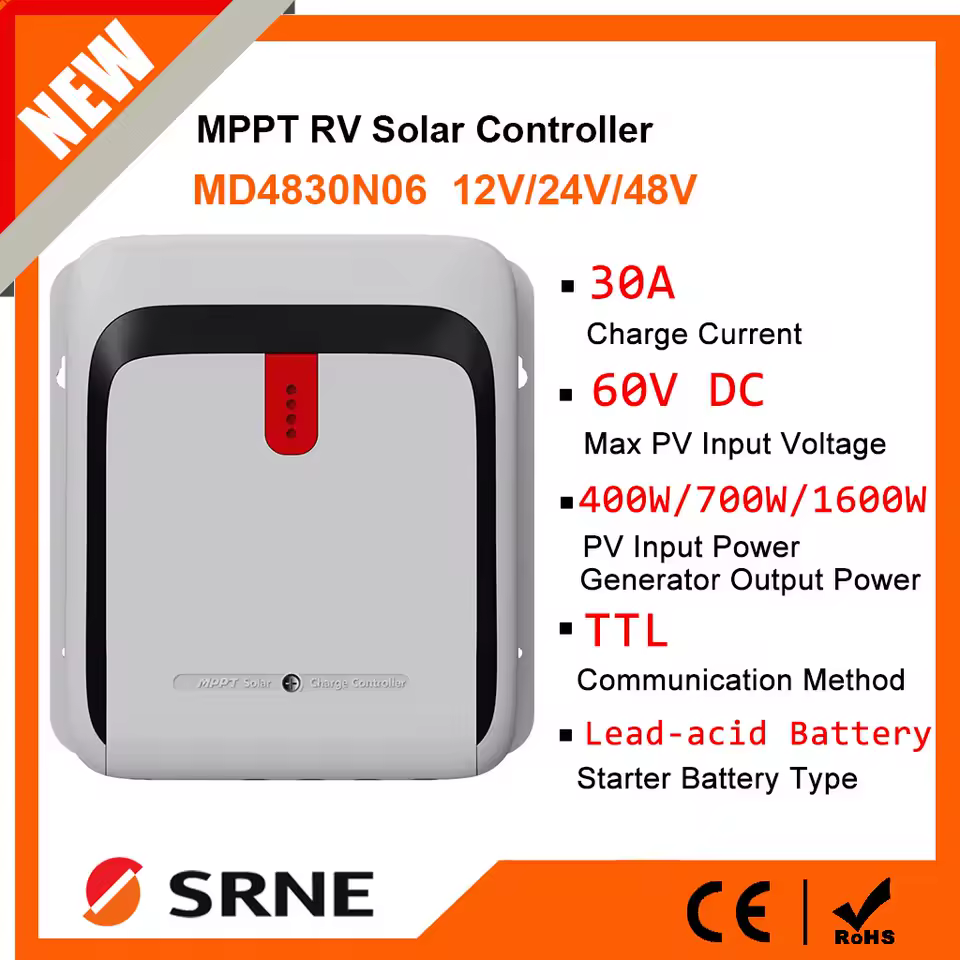 SRNE RV Solar Charger Controller