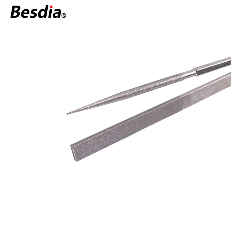 Taiwan Besdia Diamond Hand Files Iron work with 215MM Round Half-round Flat Square Triangle