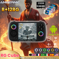 ANBERNIC RG Cube Video Handheld Game Console Android 13 RGB Joystick T820 Support 5G WIFI Bluetooth 5.0 512G PSP PS2 GAMES