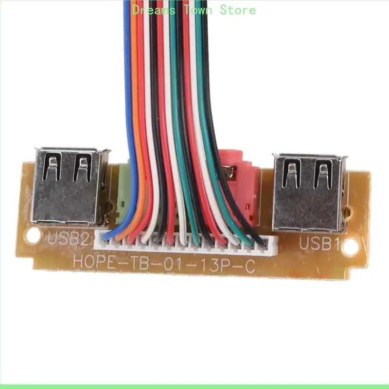 HX6A компьютерное шасси USB передняя панель Microphone & Earphone Gacks Port 6CM