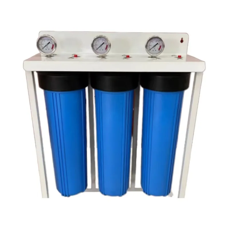 New Factory Price 3 Stages Jumbo 20inch Plastic Transparent Water Filter Housing Shell for Water Purifier